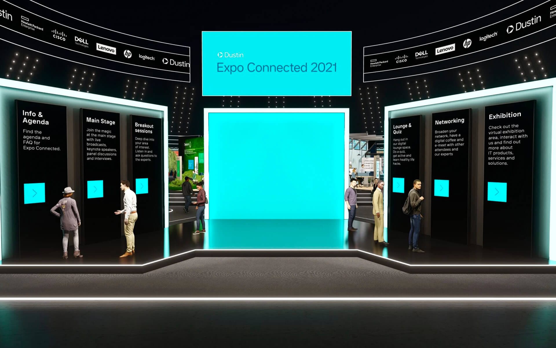 Dustin Expo Connected 3D mässa i Twebcast