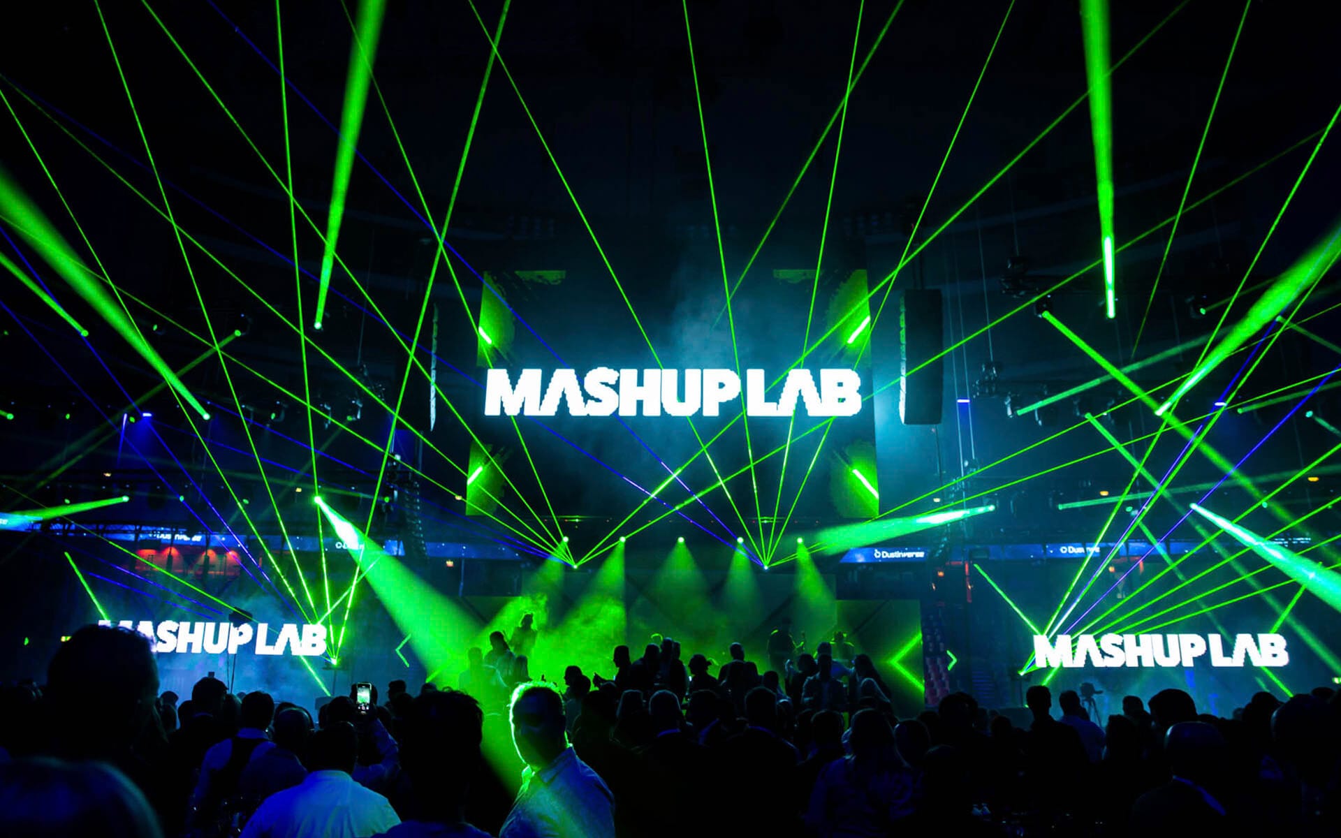 Mashup Lab med lasershow i Globen / Avicii Arena