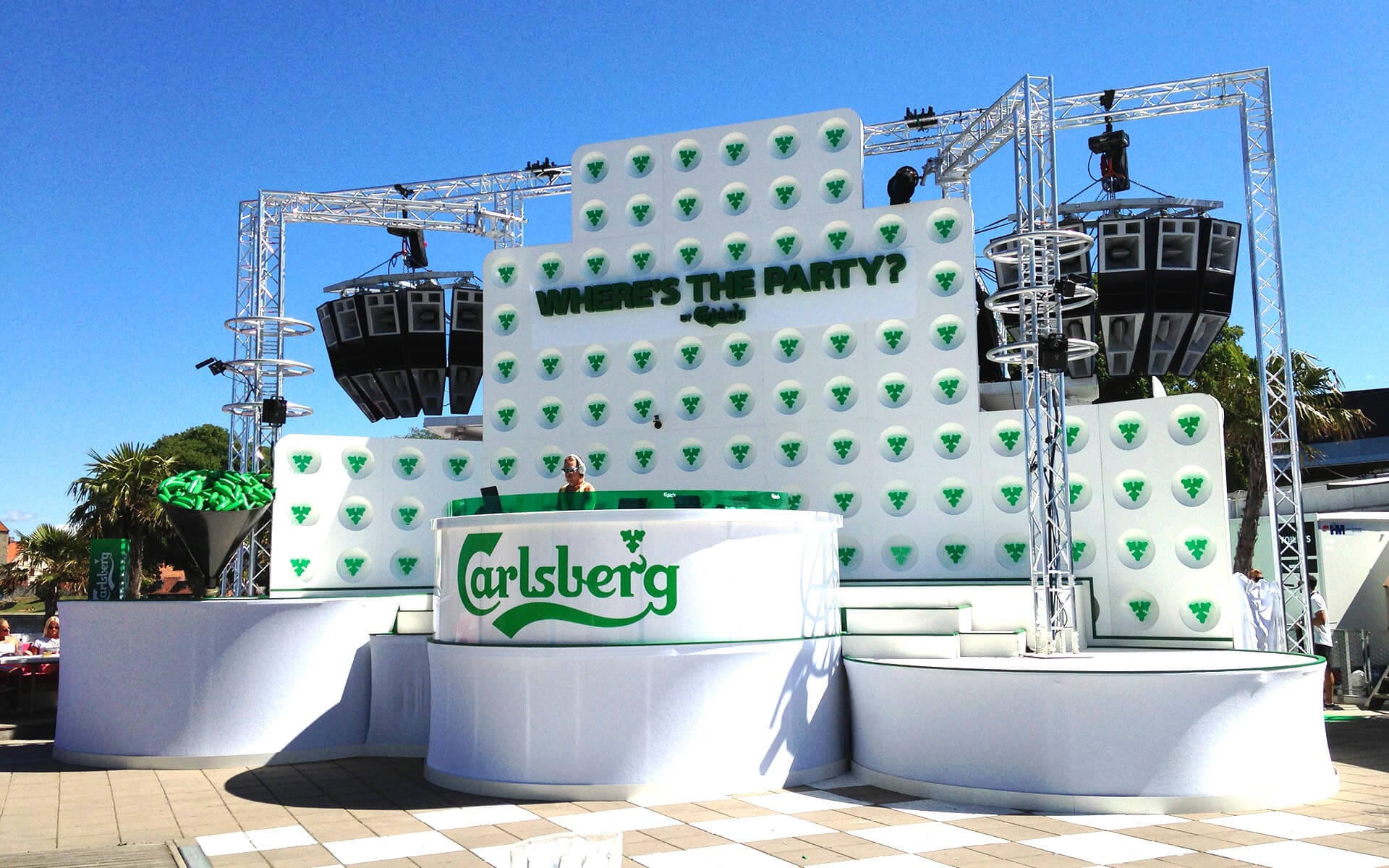 Wheres the party by Carlsberg event på Kallis vecka 29 stockholmsveckan