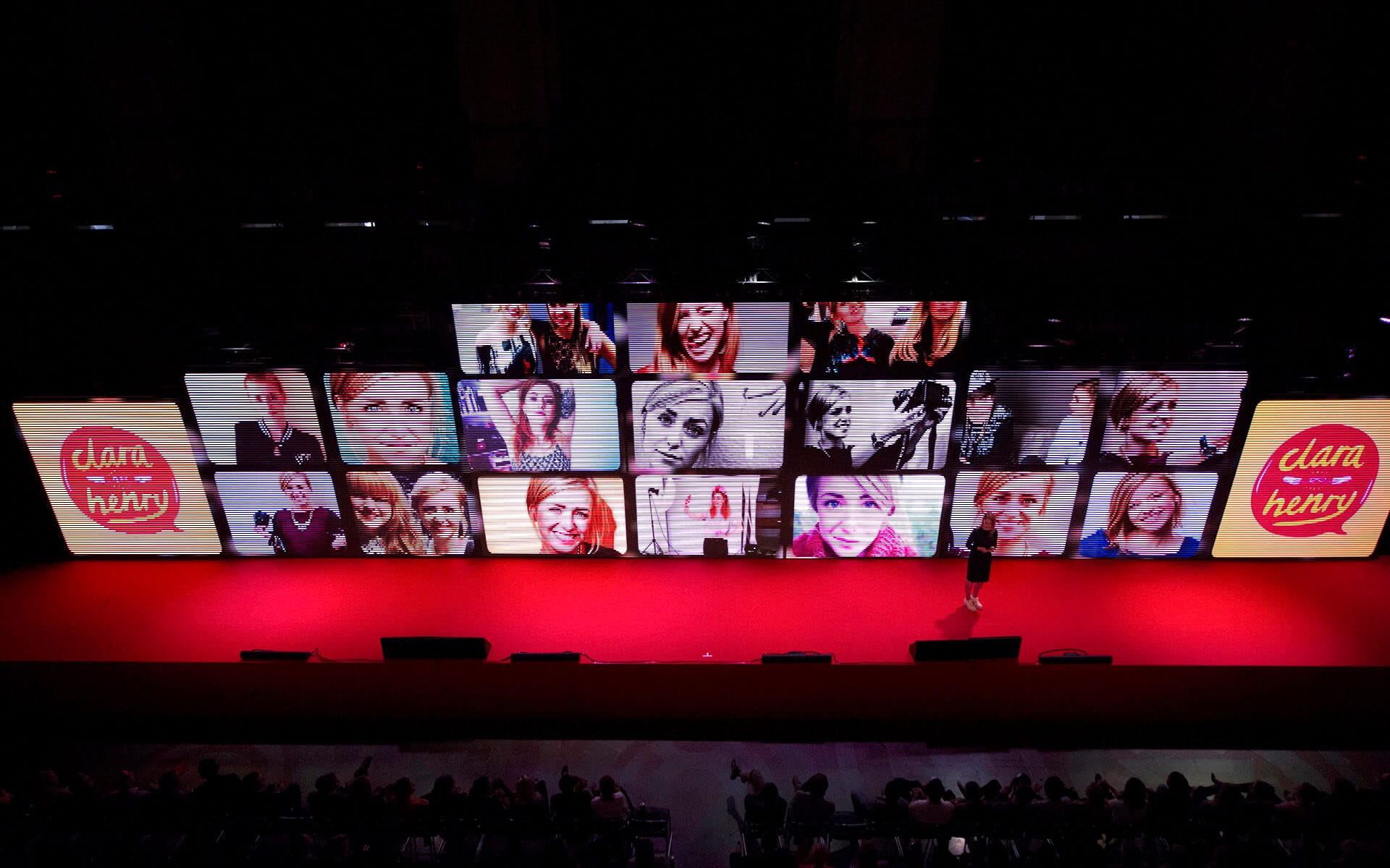 LED-skärm till Youtube event på Nordiska Muséet