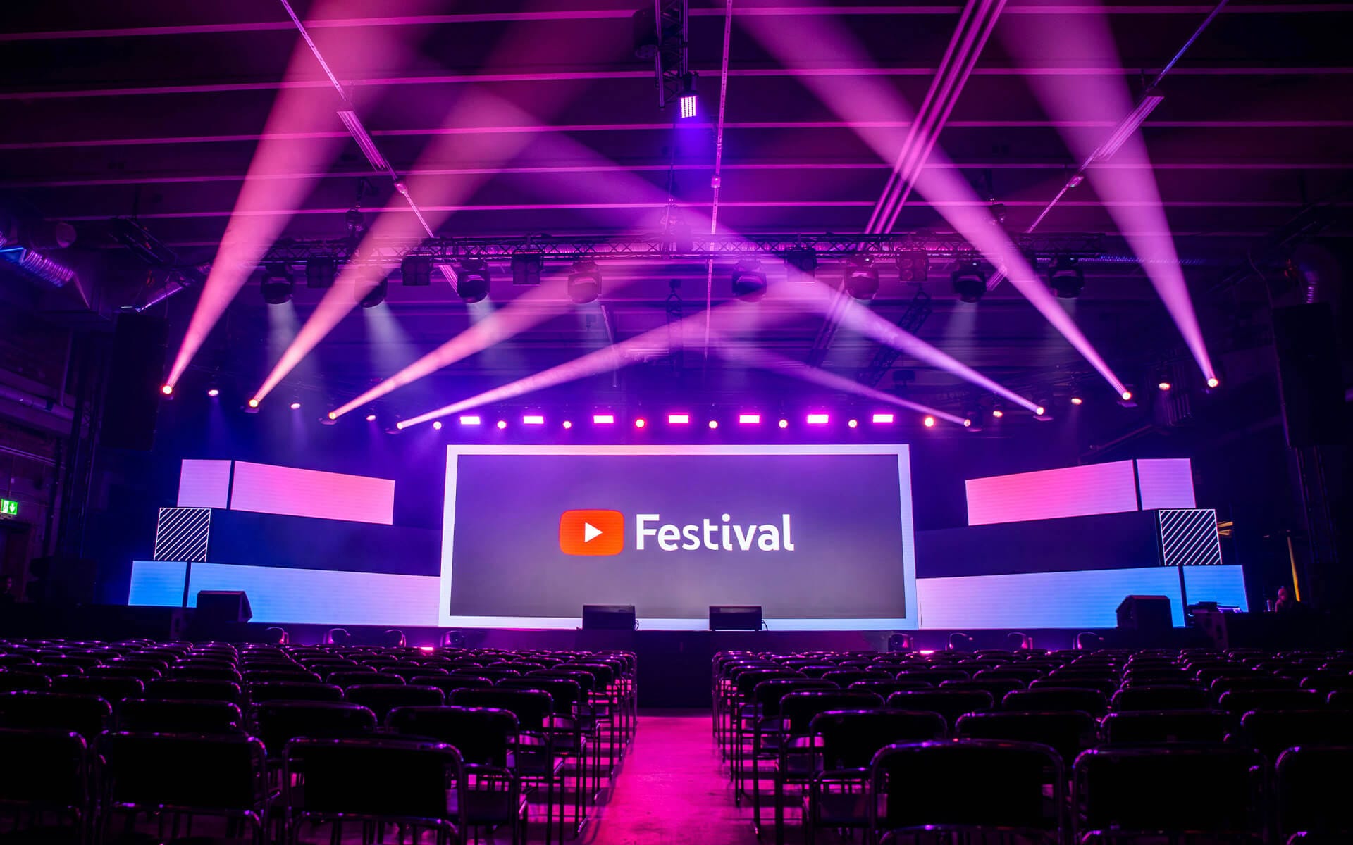 Youtube Festival 2023 scenen